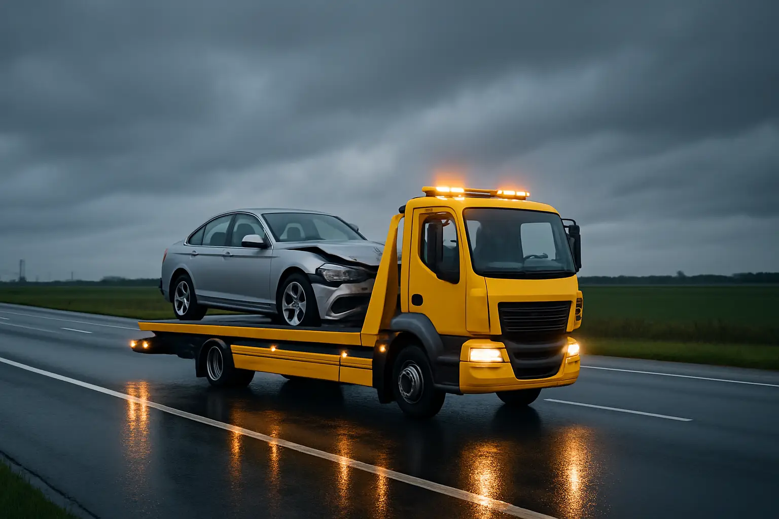 Auto laten bergen: kosten en vergoeding